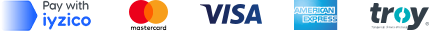 iyzico, Mastercard, Visa, American Express, Troy